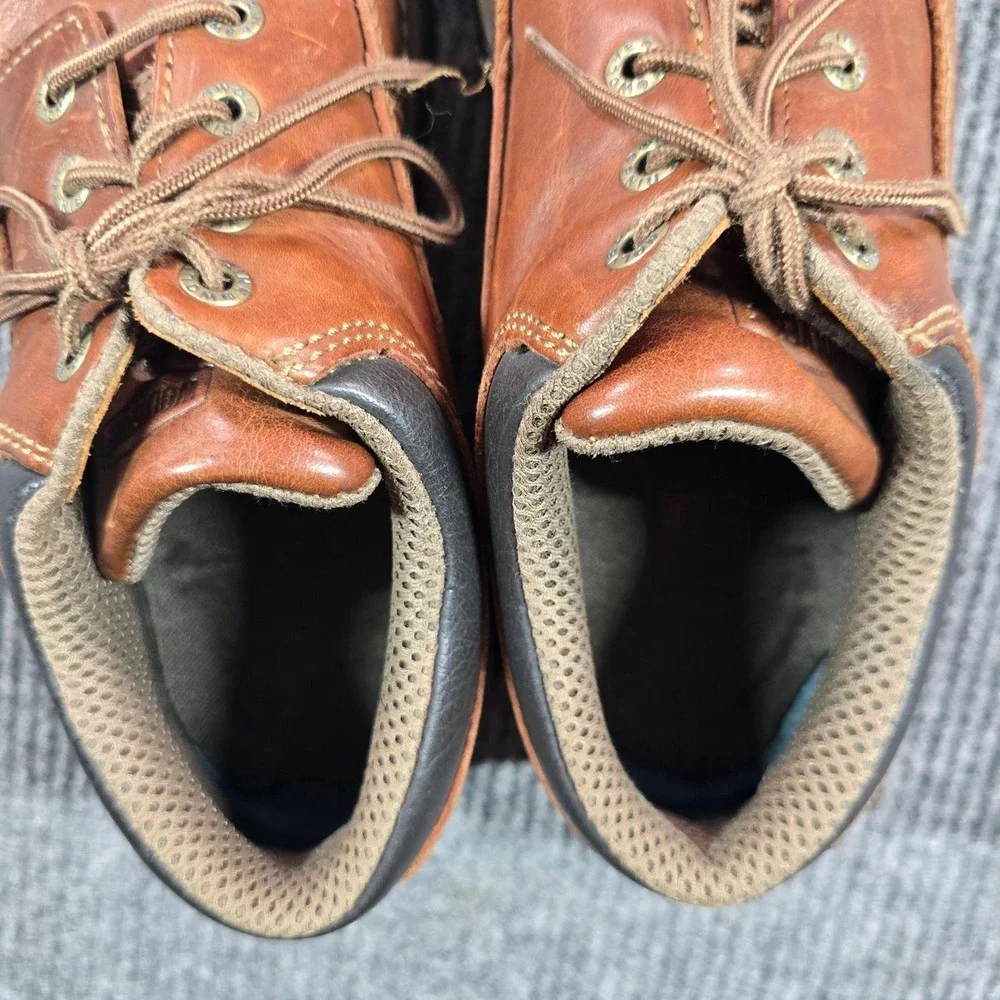 Wolverine Oxford Shoe Mens 11 Raider MultiShox Steel Toe Work Brown W04816